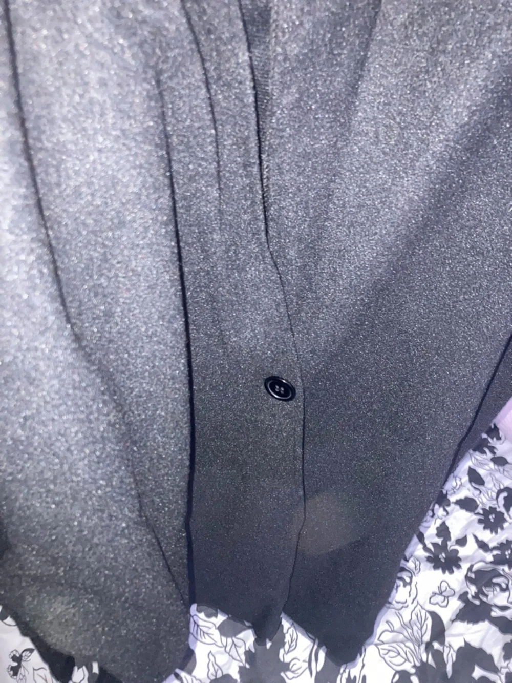 Classic Black Women's Coat - Stylish Single-Button Jacket - Picture 3 of 4